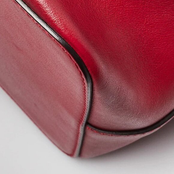 Fendi Strawberry Calfskin Leather Mon Tresor Bucket Bag - Picture 4 of 11